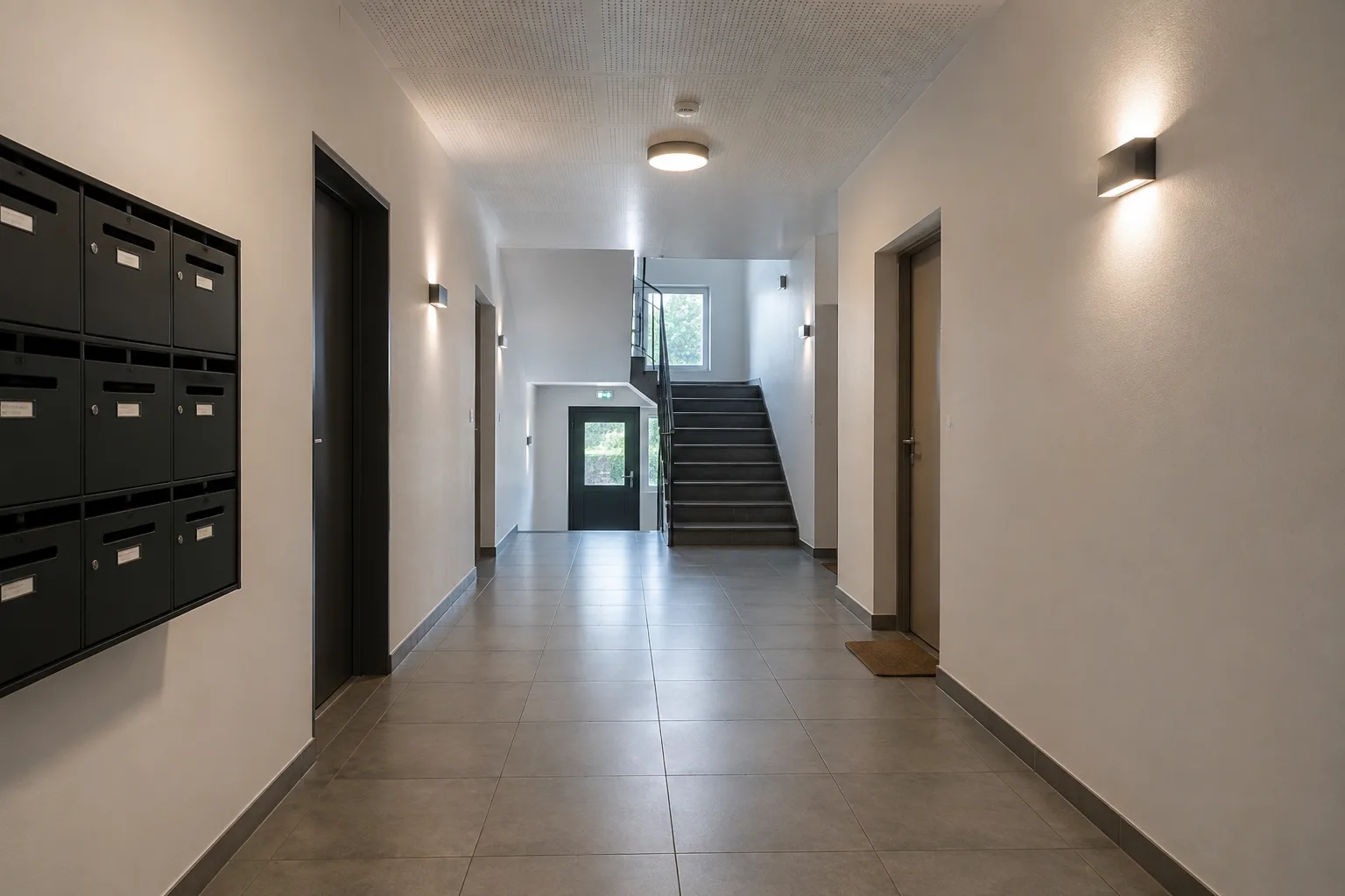Parties communes d'un bâtiment professionnel